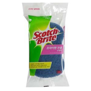 3M 스카치 브라이트 프라이팬전용 수세미 팬 설거지
