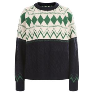 샵앤) 여성 꽈배기 다이아 니트 티셔츠 BOM-WKN-20002-네이비