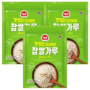 해표 찹쌀가루 350g 3개
