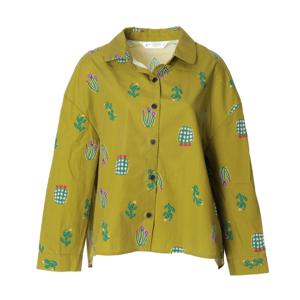 [몬테밀라노]아리조나 그린 블라우스 MK409B1906