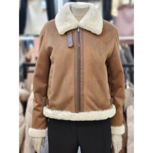 SOUP 세이브존07 여성 무스탕 라이더 점퍼 VACMU91