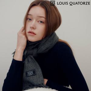 [루이까또즈(스카프)](2DMW819GY) 울 혼방 머플러 루이브렌트솔리드 그레이