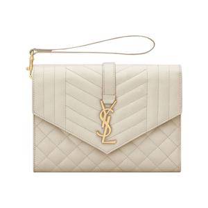 생로랑 모노그램 엔벨롭 마틀라쎄 클러치  651030 BOW91 9207