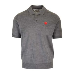 꼼데가르송 EX-P1N094 네이비 폴로넥 반팔 코튼 폴로 AX N094 0