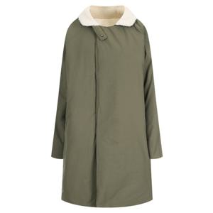 샵앤) 여성 하이넥 양털 안감 방한 루즈핏 롱 패딩 점퍼 SML-WJP-20222-그린