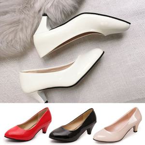 펌프스 에나멜 하이힐 여성구두 힐 6.0cm P998-