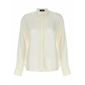 [THEORY] 라프리마 여성 셔츠 클래식 핏티드 M0102536C05 화이트 /8