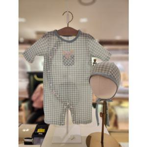 밍크뮤ch  25SS 신상) 체크 체리세트 우주복 3537004102 출산 백일 돌 조카선물
