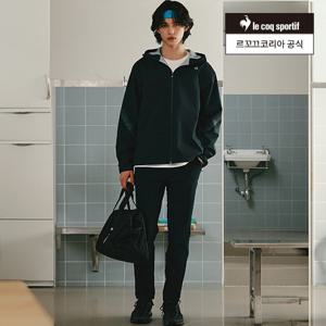 [르꼬끄공식] 유니 트리코트 본딩 슬림핏 팬츠 (QQ123EFP11)