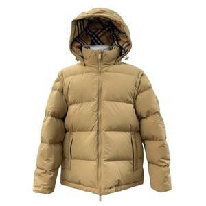 국내 버버리 8097944 디테처블 슬리브 체크 로고 패딩