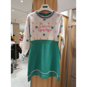 [베네통키즈]6 클로버니트원피스 QAOP09511