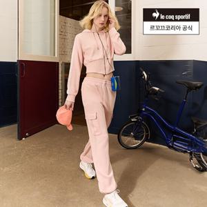 [르꼬끄공식] 여성 모달 더블텐션 루즈핏 카고 조거 팬츠 (QQ122OFP12)