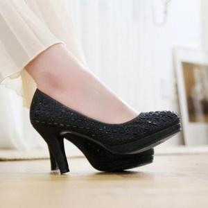 블링블링 펌프스힐 8cm 글리터 SJ-399