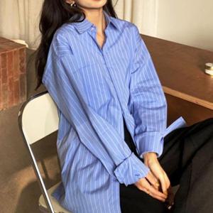 LEA-B135 모던 스트라이프 셔츠