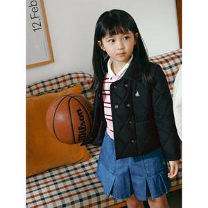 [빈폴키즈] 여아 러블리 패딩 점퍼 블랙 (BI5138G035)