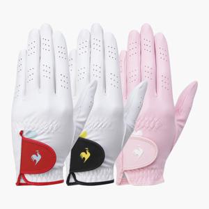 [르꼬끄골프] [온라인전용] 여성 합피 한손 장갑(3set) (GQ122LGL21)