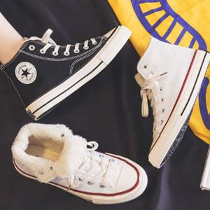 여성 털안감 방한 스니커즈(블랙만가능) STC-2202