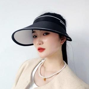 하이드 자외선차단 돌돌이 썬캡 블랙 접이식 선캡