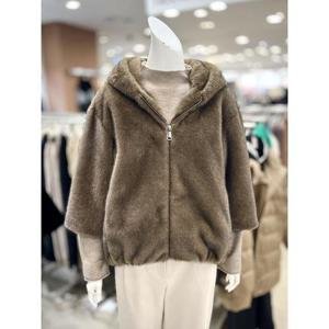 소고 세이브존01 인조 퍼 후드 재킷 AK4WA14S