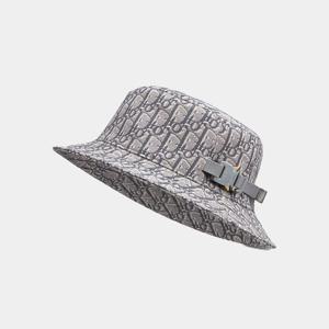 디올 남성 오블리크 자카드 버킷햇 모자 그레이 293C906G5763 888