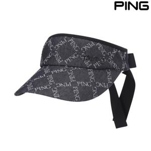 골프양말증정_PBS 여성 자카드 썬바이저 121E1CP181