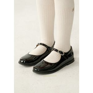 [빈HU] (BZ14AF01BK) 여아 보석 장식 블랙 구두