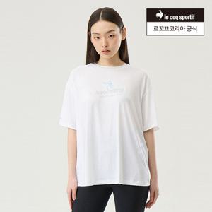 [르꼬끄공식] 여성 커버업 루즈핏 슬럽 반팔티셔츠 (QQ122ERS25)