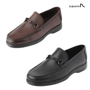 [엘칸토(남성화)]남성 발등 매듭 장식 로퍼 LCMD80U513 (블랙,브라운)
