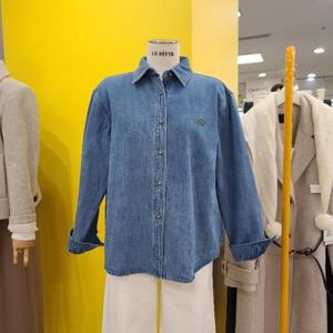 르피타 DP01 타원자수데님셔츠 L255BSH252