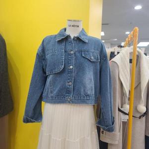 르피타 DP01 크롭 데님재킷 L255BDO254