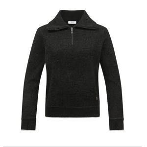 [링스골프][24FW] 여성 셔닐사 융본딩 셋업 반집업 상의  L21D4S