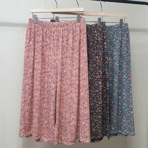 국산 면 여성 홈웨어 7부바지