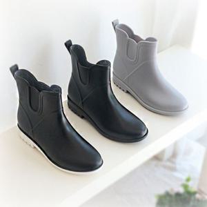 여성용 앵클 레인 부츠 캐주얼 낚시 잡업화 장화
