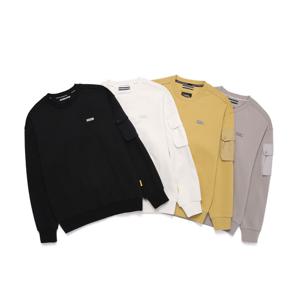 내셔널지오그래픽 N251USW900 NRN 소매포켓 세미오버핏 맨투맨 4종 택1