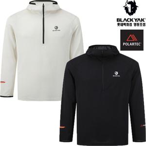 블랙야크 DNS 남성 마운틴 폴라텍 후디 하프집업 1BYZTSU005
