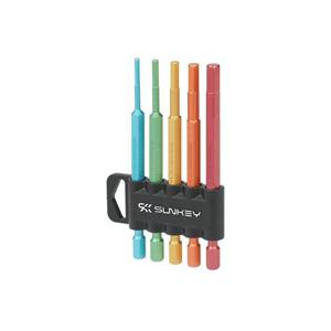 썬키 육각비트 세트 컬러 SHB-110CS 2.5-6mm (5pcs) 임팩