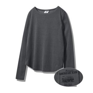 [지프]여성) 백프린팅 오버핏 롱슬리브 티셔츠 JP3TSF024