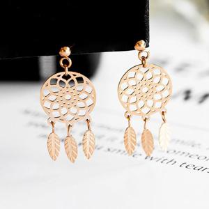 (폭스타일)(스텐레스 스틸) 스위트 드림 캐쳐 귀걸이
