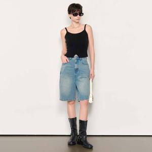 WOMAN 핀턱 슬릿 뷔스티에 [BLACK] / WBE1L05518