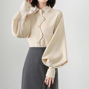 [베나프]로첼로 벌룬소매 긴팔셔츠_BJ1LS008