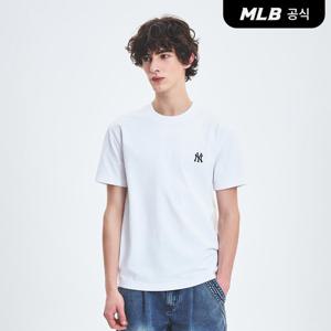 [MLB공식] 25S [카리나PICK]베이직 컴포터블핏 반팔 티셔츠 NY (White) 3ATSB0153