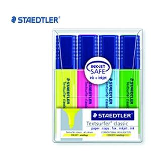 스테들러 364 형광펜 4색 세트 364WP4 (1EA