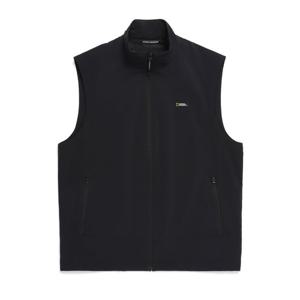 N252UVT940 아델리 경량 우븐 스트레치 풀집업 베스트 CARBON BLACK