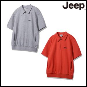 [지프] 남여공용) 지프 카라넥 반팔 맨투맨 티셔츠 JP2TSU114