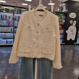 Destijl HC34 봄.가을 금색단추 트위드자켓 D2513jk15