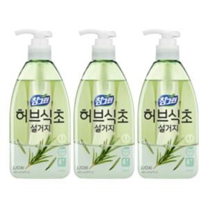 참그린 허브식초 설거지 470g 용기 3개입 라이온