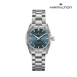 [해밀턴][공식] 해밀턴 재즈마스터 퍼포머 손목시계 블루 메탈 밴드 H36235140