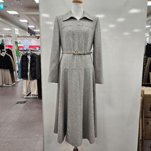 미센스 HC30 벨트옵션 오픈카라 원피스 MB49OPM108A