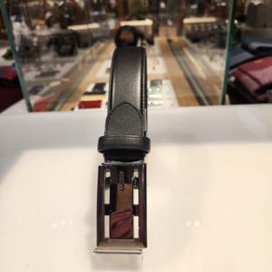 듀퐁셔츠 TE5SMBTAB108TBK 25년 신상 브로이어 남성 소가죽 블랙 자동 벨트(선물추천)