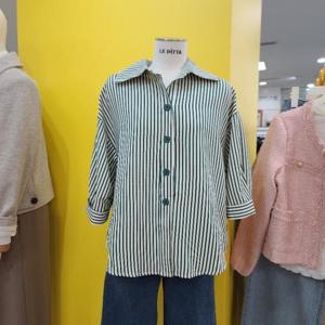 르피타 DP01 스트라이프 셔츠 L252UBL401